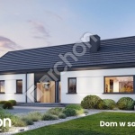 Dom w sadźcach 2 (E) - nowoczesna parterówka z efektowną strefą dzienną